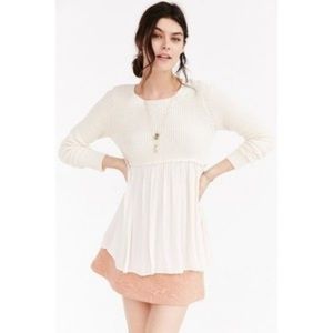 Kimchi Blue Ivory Babydoll Sweater